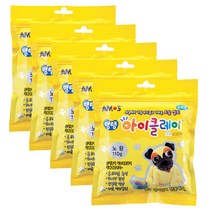 아모스 탱탱 아이클레이 파우치 5p, 110g, 노랑