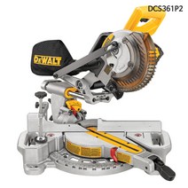 디월트 충전 각도절단기 DCS361P2 세트 (5.0Ah 배터리2개) 슬라이딩 마이터쏘, 1개
