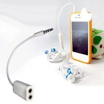 [ 2in 커플 이어폰잭 벌크 ] 투인원 이어폰분리잭 연결잭 이어폰젝 커플잭