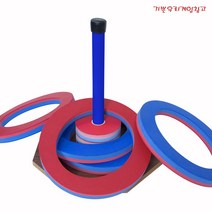 기쁜우리게임창고 고리걸기30 고리던지기 링토스 링던지기 체육대회 명랑운동회 게임 용품, 고리걸기30 파랑