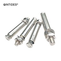 1+1 토우앙카 qintides 슬리브 강화 유형 확장 앵커 볼트 m6 m8 m10 m12 304316stainless steel, 304스테인레스 스틸, m6x150-3개