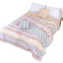 행운스타 북유럽풍 순면 6층 낮잠이불 CG384, A