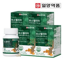 일양약품 보스웰리아 AKBA+KBA 100mg, 4개, 60정