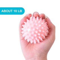 손목 마사지기 마사지 손가락 그립 공 재활 훈련 노인 운동 공 손 힘 원형 장치 뇌졸중 편마비, 6.5CM pink
