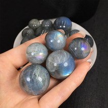 1pc labradorite 공 천연 광택 labradorite 천연 석재 구 치유 결정 보석 광택 석재 방 장식, 4xl