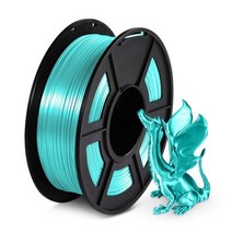 3D프린터필라멘트 레인보우 저온 우드 필라멘트 JAYO-실크 PLA 3D 프린터 1.75mm 1kg 스풀 실키 샤인 깔끔하게 감긴 프린팅 재료 대부분의 FDM 프린터에 적합, SILK Grass green