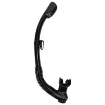센터 스노클 스노쿨링 마스크 장비 Diving Snorkel Full Dry Mouthpiece Swimming Underwater Breathing Tu, 03 Black