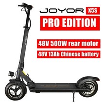 성인전동퀵보드 접이식 Joyor x5s 10 인치 전기 스쿠터 호버 보드 초경량 48v 500w kickscooter 성인 전자 스쿠터 접이식 스쿠터 ce ul, 찬성