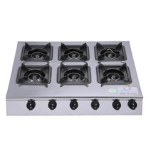 업소 영업용 가스렌지 식당 중식화구 간덱기 간택기, 스틸 페이스 하니컴 롱 4구(천연가스)