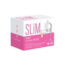 락토테미 슬림한 다이어트 유산균 3중 건강기능식품 60포, 2500mg/60포/1개월분, 1개