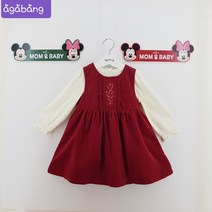 아가방 (NC광명점) 따로또 같이 레이어드해서 입기좋은 봄.가을.여아 원피스 ( 엘 플로 원피스 상하 01O5 23051 RED )