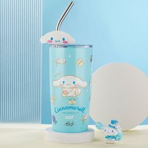 산리오 물통 물병 헬로 키티 시피 컵 시리즈 귀여운 학생 일본식 작고 커피, C 600ML