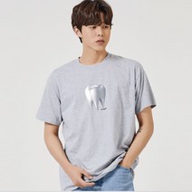 키밍 이빨 치아 어금니 데일리 그래픽 캐쥬얼 반팔티