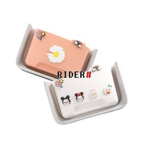 bob 카툰 자동차 뒷좌석 접이식 다용도 수납함 보관함 휴지통 쓰레기통 포켓, 핑크_데이지, 뒷자석