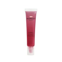 Honest Beauty Gloss-C 립글로스 파피 토파즈 코코넛 오일 + 호호바 씨드 오일 함유 | EWG 인증 + 피부과 테스트 완료 & 비건 + 크루얼티프리 | 9.5m, Star Ruby Vibrant Red