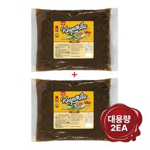 [카야밀라] 싱가포르 카야잼 씨솔트 카라멜 대용량 2.5kgX2개 감성 캠핑 음식 브런치, 단품
