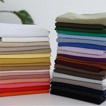 바이오워싱 15수 린넨무지 36종 1/2마 프랑스자수 천 퀼트원단, 워싱15수린넨(3403)-다크와인1/2마