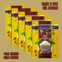 국산 한방향 인삼 찜질방 파스 건강패드 20매입 5팩 붙이는 건강파스 총100매, 상세페이지 참조