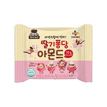 CJ 아이누리 딸기퐁당아몬드 (10G X 40입) 2봉지, 2개