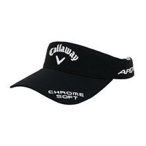 캘러웨이 5222742 소프트 바이저 썬캡 남성용 골프모자 선캡 스포츠모자 아울렛, 2.블랙