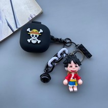 AOHAO 갤럭시 버즈 라이브 / 버즈2/버즈프로 실리콘 케이스, 해골+걸이, Galaxy Buds2/live/pro