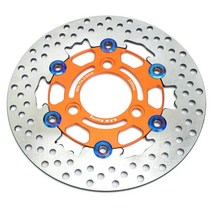 오토바이 디스크 로터 220mm Rpm 디스크 브레이크 오토바이 프론트 리어 휠 캘리퍼 로터 야마하 Nmax 스쿠, 05 Orange, 05 Orange