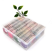 마미쏘잉/ NEW프랑스자수면사84칼라세트(단색42베리에이션42)/ 자수용면사/ 독학용 자수실/ 25번사자수용실
