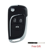 자동차 키링 키케이스 키홀더 OkeyTech-수정된 플립 폴딩 교체 자동차 키 셸 쉐보레 노바 아베오 크루즈 O, 02 3 buttons_02 For Chevorlet