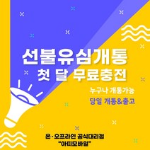 선불폰 선불유심개통 무제한요금제 1개월무료충전 당일개통 아띠모바일, [SK] 15GB+(무료충전), 전화(1522-2527)로 상담 후 개통신청
