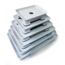 [세진홈] 서랍식 직사각 화분받침대, 블랙