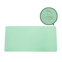 리빙톡 심플 다용도 책상 매트, 그린