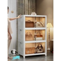 가방 수납장 다용도 오픈 진열장 인테리어 거실 모듈, 62cm