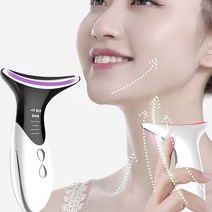 목주름관리 목주름없애기 목주름관리법 ems led 광자 치료 목 얼굴 리프팅 마사지 턱, 없음