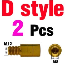 낚시 작살 수중 촉 해루질 물고기 바다 스피어건 MNFT-M8/M10/M12 네트 헤드 어댑터 퀵 릴리스 조인트 커넥터 태클 2 개입, [04] D style 2PCS