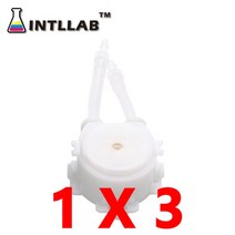 엔진 양수기 소형 수중 펌프 충전식 워터 배수 intllab 12v dc diy 연동 액체 도징 연동 for 수족관 실험실 분석, 펌프 헤드만 1x3