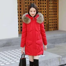 여자 롱패딩 빅사이즈 패딩 점퍼 후드패딩 데일리 덕다운 여성 패딩자켓 0031