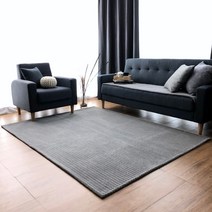 사계절 먼지없는 물세탁 미끄럼방지 사각러그 반평, 쿠팡 아이보리_100×150cm(반평)