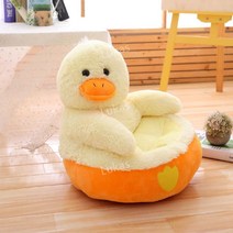 곰돌이 소파 캐릭터 쇼파 아이방 원룸 자취 좌식소파, 노란 오리