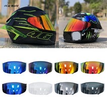 6x db 풀 페이스 헬멧 바이저 바이크 오토바이 헬멧 바이저 렌즈 GT Air1 2 NEO TEC, [06] Color Green