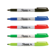 [SHARPIE] FINE TIP/ 샤피 파인 12색 낱색, BERRY