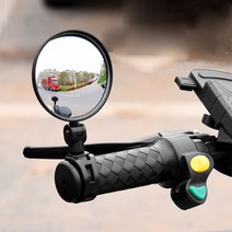 360도 회전 자전거 킥보드 사이드 미러 후미 백미러 안전 핸들 후방 후사경 거울 M10936, 상세페이지 참조