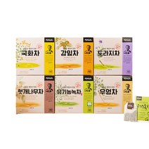 [소공원]김동곤 쌍계명인명차 탕비실티백 호박팥차 국화차 감입 도라지 헛개나무 녹차 우엉차 40티, 국화차 40티