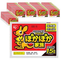 아이리스 포카포카 캥거루 포켓용 핫팩 80g, 50개