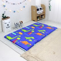 키즈돔 [키즈돔] 공룡파크 캐릭터 견면 싱글 매트리스(7cm)