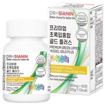 닥터시아닌 프리미엄 초록입홍합 골드 플러스, 60정, 30g, 1개