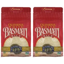 룬드버그 캘리포니아 화이트 바스마티 라이스 글루텐 프리 비건, 907g, 2개