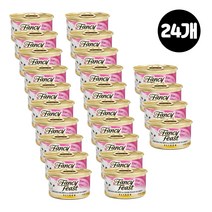 팬시피스트 화이트라벨 주식캔 85g 24개, 치킨하트앤리버