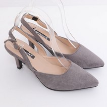 여성 스웨이드 스틸레토 슬링백 구두 zn228