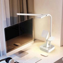 책상 led스탠드 무선 충전식 전등 독서실 조명 학생용 스탠드 책상용 전등, 무선 LED스탠드 LT1200-민트