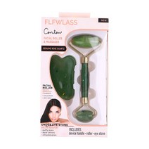 마사지기 마사지기계 Gua Sha 스크레이퍼 보드 마사지 Guasha tool For Face Neck 스킨 리프팅 링클 리무버, green